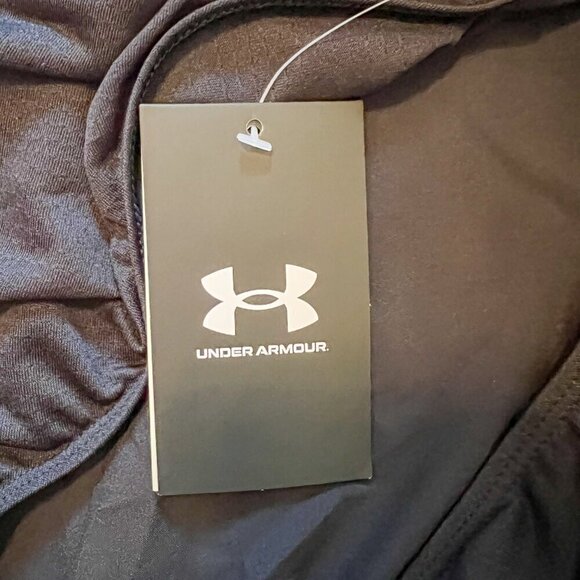🏷️ NWT Under Armour Women's UA Fly by 3" Shorts Black/High Vis Yellow Size 3XL - Picture 9 of 9